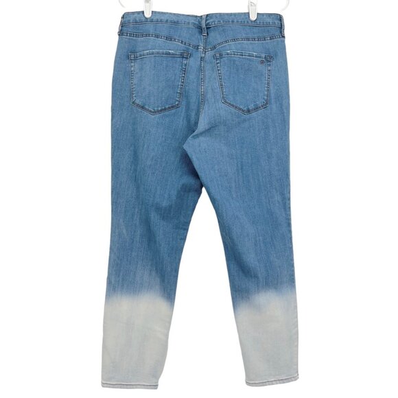 WILLIAM RAST Women's Ankle Skinny Jeans High Rise Ombre Grommet Stretch Size 30 - Picture 4 of 12